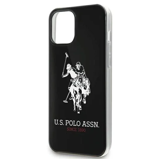 US Polo USHCP12LTPUHRBK iPhone 12 Pro Max 6,7" fekete Shiny Big Logo tok - 4