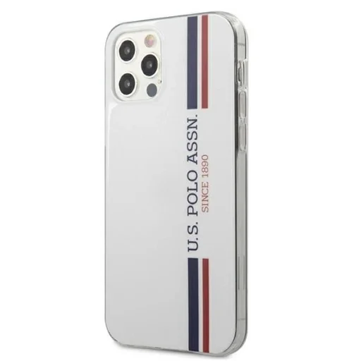 US Polo USHCP12LPCUSSWH iPhone 12 Pro Max 6,7" fehér Tricolor Collection tok - 2