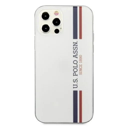 US Polo USHCP12LPCUSSWH iPhone 12 Pro Max 6,7" fehér Tricolor Collection tok - 3