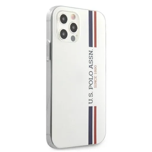 US Polo USHCP12LPCUSSWH iPhone 12 Pro Max 6,7" fehér Tricolor Collection tok - 4