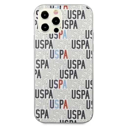 US Polo USHCP12MPCUSPA6 iPhone 12/12 Pro 6,1" fehér/white Logo Mania Collection tok - 3