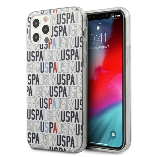 US Polo USHCP12MPCUSPA6 iPhone 12/12 Pro 6,1" fehér/white Logo Mania Collection tok - 1