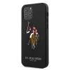 US Polo USHCP12MPUGFLBK iPhone 12/12 Pro 6.1" fekete/fekete Polo Embroidery Kollekció tok thumbnail