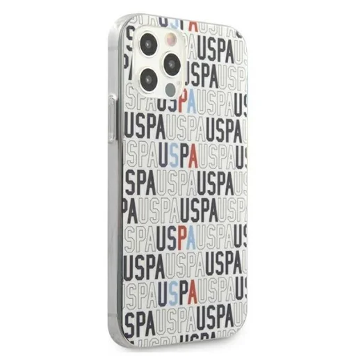 US Polo USHCP12LPCUSPA6 iPhone 12 Pro Max 6,7" fehér Logo Mania Kollekció tok - 4