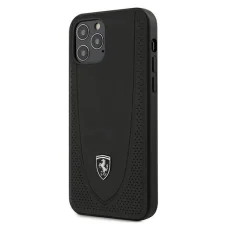 Ferrari FEOGOHCP12MBK iPhone 12/12 Pro 6.1" fekete/fekete kemény tok Off Track Perforated tok