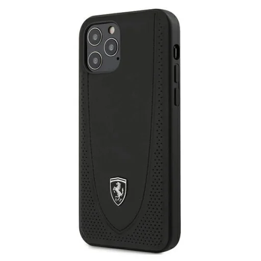 Ferrari FEOGOHCP12MBK iPhone 12/12 Pro 6.1" fekete/fekete kemény tok Off Track Perforated tok - 1