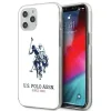 US Polo USHCP12LTPUHRWH iPhone 12 Pro Max 6,7" fehér Shiny Big Logo tok