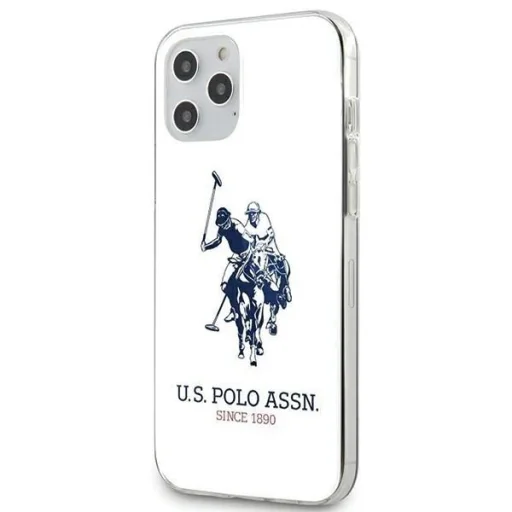 US Polo USHCP12LTPUHRWH iPhone 12 Pro Max 6,7" fehér Shiny Big Logo tok - 2