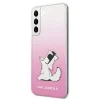 Karl Lagerfeld KLHCS22MCFNRCPI Galaxy S22+ tok rózsaszín Choupette Eat - 2