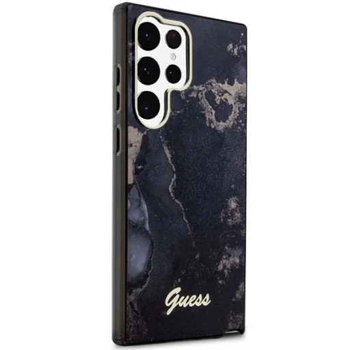 Guess GUHCS23LHTMRSK S23 Ultra S918 čierne/čierne puzdro Golden Marble Collection - 4