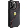 Ferrari Twist Metal Logo tok iPhone 15 Pro - fekete thumbnail