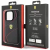 Ferrari Twist Metal Logo tok iPhone 15 Pro - fekete thumbnail