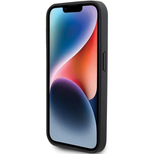 Ferrari Twist Metal Logo tok iPhone 15 Pro - fekete - 5