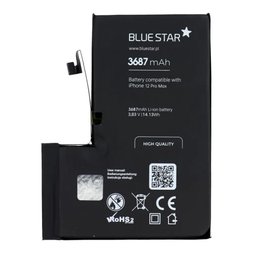 BLUE STAR HQ akkumulátor IPHONE 12 Pro Max 3687 mAh - 1