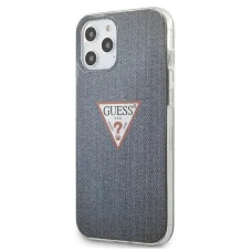 GUESS tok IPHONE 12 Pro Max GUHCP12LPCUJULDB (Jeans Collection) tengerészkék tok
