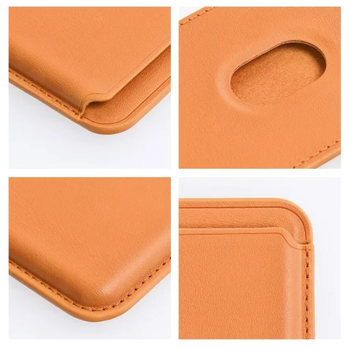 LEATHER MAG WALLET kompatibilis MagSafe narancssárga - 4