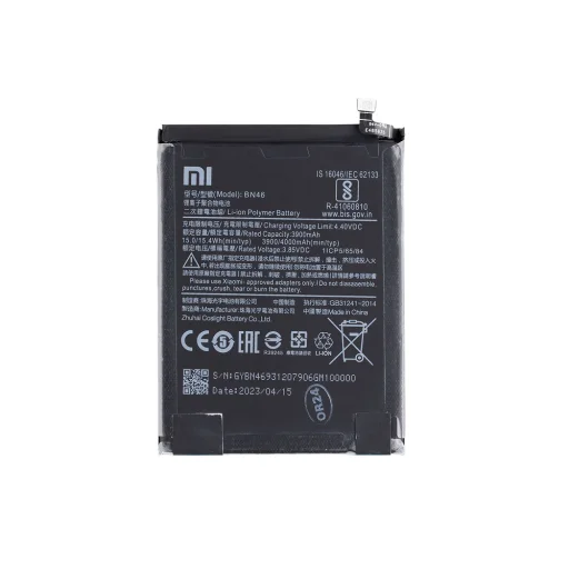 BN46 Xiaomi eredeti akkumulátor 4000mAh (Szerviz csomag) - 1