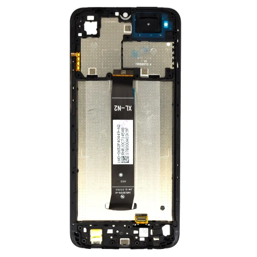 LCD kijelző + érintőegység + előlapi borítás Xiaomi Redmi A1/A1+ fekete (szerviz csomag) - 2