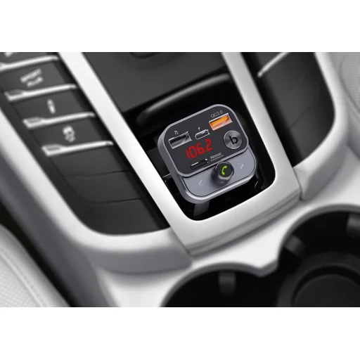 Transmiter FM MP3 Bluetooth 5.0 + USB A QC3.0 + Typ C (összesen 30W) ART FM-84B - 7