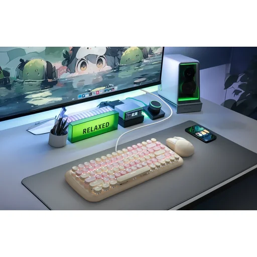 MOFII Vezetékes Candy M Új Billentyűzet Tejes tea - 5