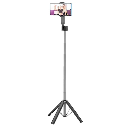 HOCO selfie bot bluetooth távirányítóval, négylábú K18 fekete - 4