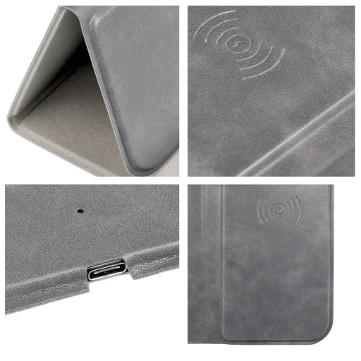 Egérpad vezeték nélküli töltővel 15W OJD-82 barna szürke - 7