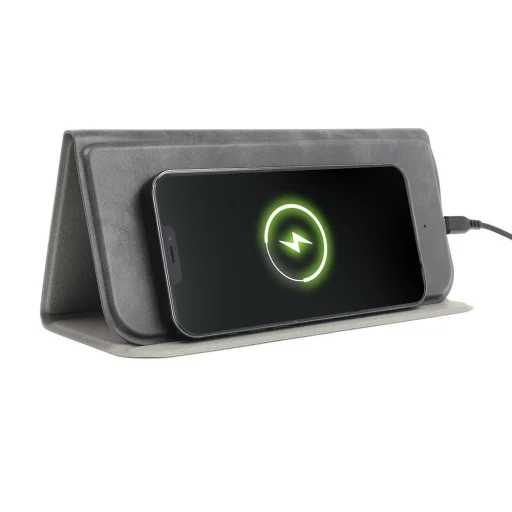 Egérpad vezeték nélküli töltővel 15W OJD-82 barna szürke - 2