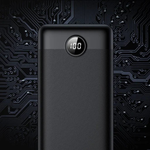 VEGER powerbank 30 000 mAh PD QC3.0 3A 20W L30 (W3008PD) fekete - 17