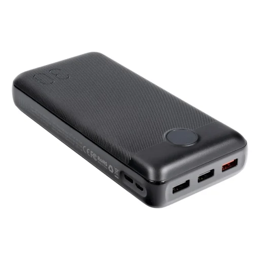 VEGER powerbank 30 000 mAh PD QC3.0 3A 20W L30 (W3008PD) fekete - 1