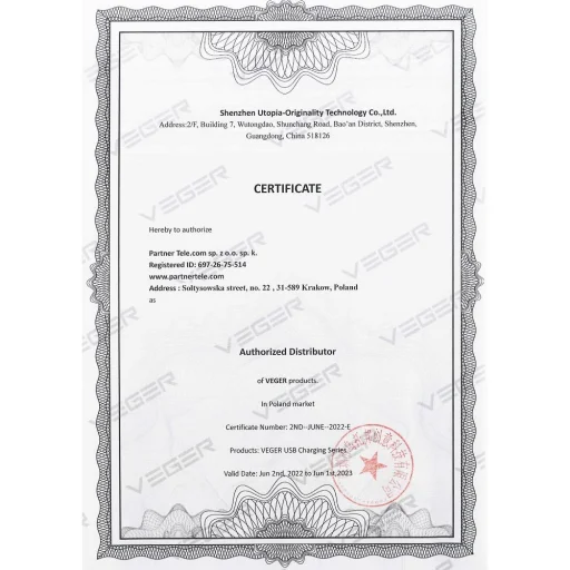 VEGER powerbank 10 000 mAh PD QC3.0 2A 20W A11S (W1133S) fekete - 2