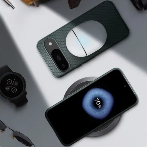 Google Pixel 9 / 9 Pro Abyss Green SPIGEN Liquid Air puzdro - 13