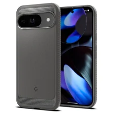 Google Pixel 9 / 9 Pro mramorovo sivé puzdro Spigen Rugged Armor