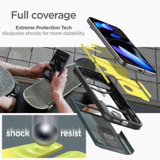 Google Pixel 9 / 9 Pro puzdro Spigen Tough Armor Abyss Green - 12