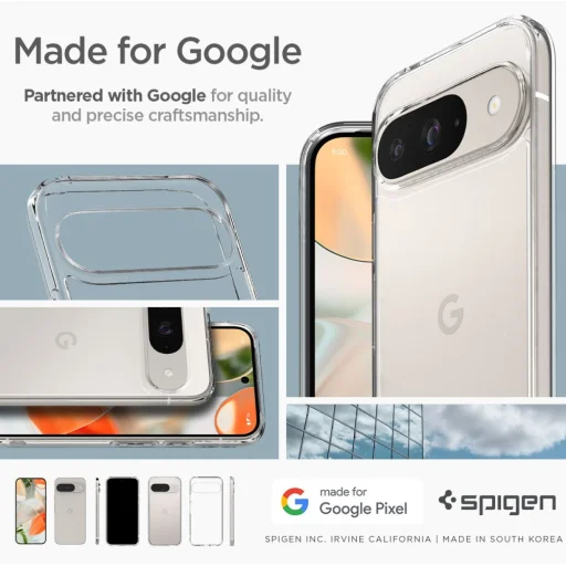  Google Pixel 9 / 9 Pro Crystal Clear Spigen Ultra Hybrid tok - 20
