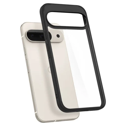 Google Pixel 9 / 9 Pro matné čierne puzdro Spigen Ultra Hybrid - 8
