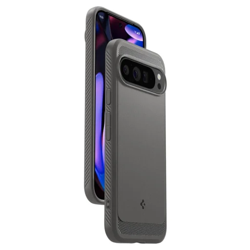  Google Pixel 9 Pro Xl Szürke Spigen Rugged Armor tok - 7