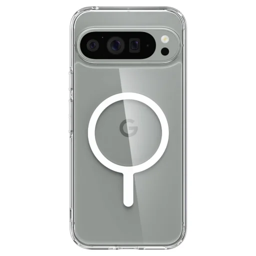  Google Pixel 9 Pro Xl Fehér Spigen Ultra Hybrid Onetap Ring Magsafe tok - 7