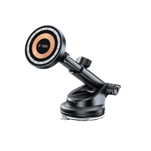 Tech-protect Mm15w-v5 Magnetikus Magsafe Műszerfalra és Szellőzőrácsra Rögzíthető Autós Telefontartó Vezeték Nélküli Töltő 15w Fekete - 3