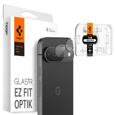 SPIGEN OPTIK.TR "EZ FIT" ochranné sklo na kameru 2-PACK GOOGLE PIXEL 9 CRYSTAL CLEAR