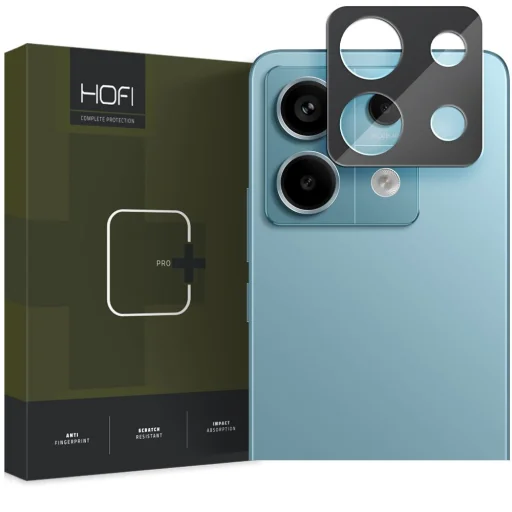 Hofi Cam Pro+ kamera lencsevédő Xiaomi Redmi Note 13 Pro 5G / Poco X6 5G fekete, üvegfólia - 1