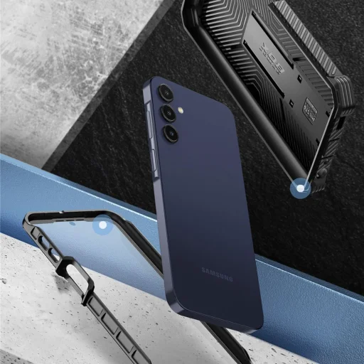  Samsung Galaxy A15 4G / 5G Fekete SUPCASE iBLSN Armorbox tok - 4