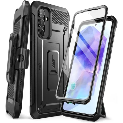  Galaxy A55 5G Fekete Supcase Unicorn Beetle Pro tok - 1