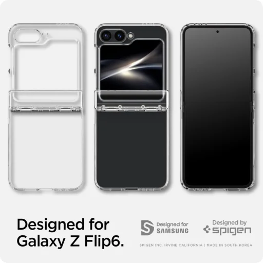  Galaxy Z Flip 6 Átlátszó Spigen Ultra Hybrid Pro tok - 7