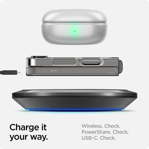  Samsung Galaxy Z Flip 6 / 7 FE Kristálytiszta Spigen Airskin Tok - 16