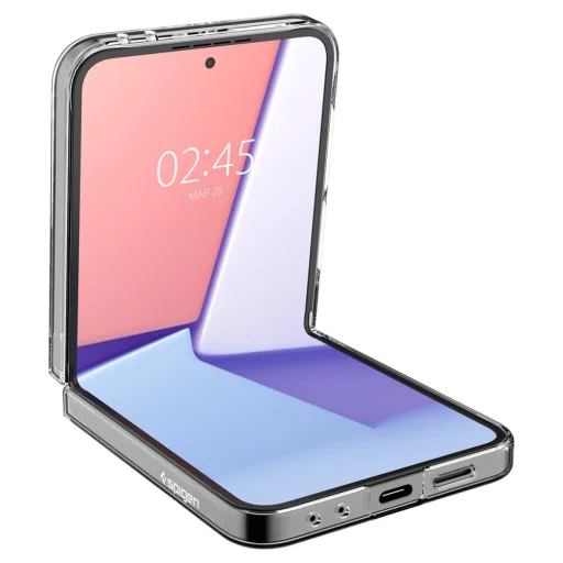  Samsung Galaxy Z Flip 6 / 7 FE Kristálytiszta Spigen Airskin Tok - 7