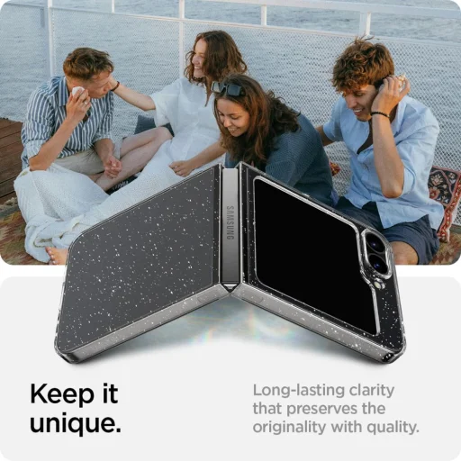  Galaxy Z Flip 6 Glitter Crystal Spigen Airskin Tok - 16