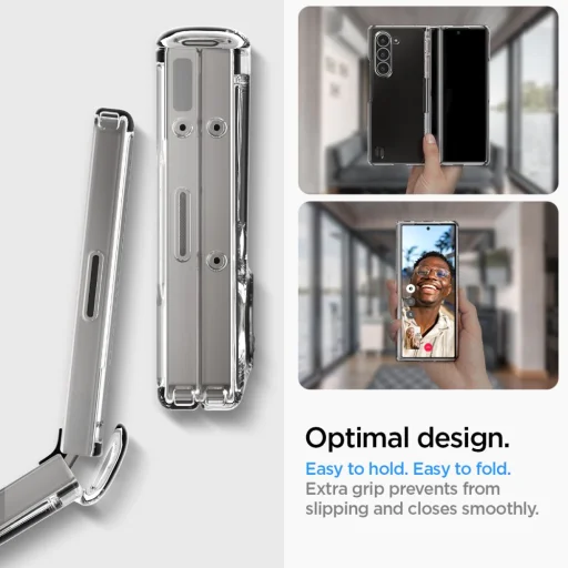  Galaxy Z Fold 6 Crystal Clear Spigen Ultra Hybrid Pro tok - 9