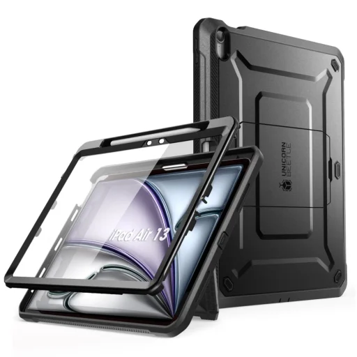  iPad Air 13 2024-2026 Fekete SUPCASE Unicorn Beetle Pro tok - 1