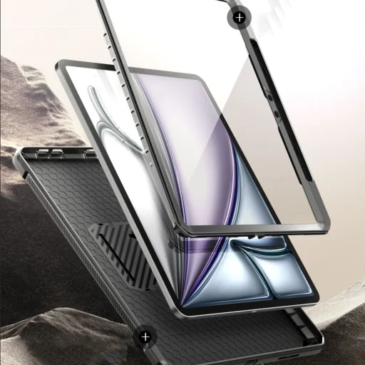  iPad Air 10.9 4 / 5 / 2020-2022 / iPad 11 6 / 2024 Fekete SUPCASE Unicorn Beetle Pro tok - 4