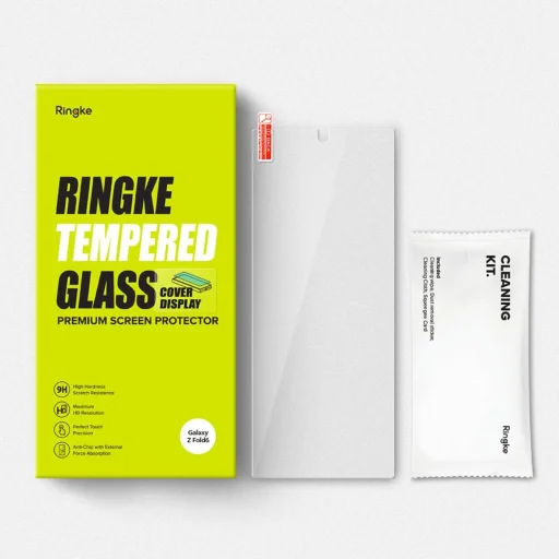 Ringke Cover Display edzett üveg 2-pack Galaxy Z Fold 6 átlátszó üvegfólia - 8